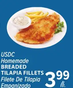 Cermak Fresh Market USDC Homemade BREADED TILAPIA FILLETS offer