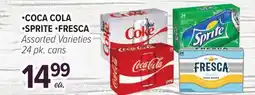 Cermak Fresh Market •COCA COLA •SPRITE •FRESCA offer