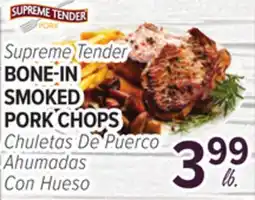 Cermak Fresh Market Supreme Tender BONE-IN SMOKED PORK CHOPS offer