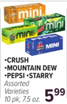Cermak Fresh Market •CRUSH •MOUNTAIN DEW •PEPSI •STARRY offer