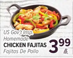 Cermak Fresh Market US Gov't Insp. Homemade CHICKEN FAJITAS offer