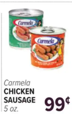 Cermak Fresh Market Carmela CHICKEN SAUSAGE offer