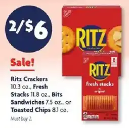 Family Dollar Ritz Crackers offer