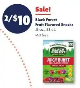 Family Dollar Fruit Flavored Snacks offer