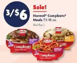 Family Dollar Hormel Compleats Meals offer
