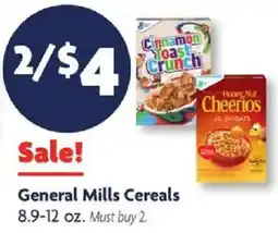 Family Dollar General Mills Cereals offer