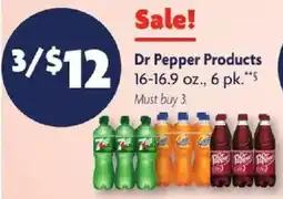 Family Dollar Dr Pepper Products offer