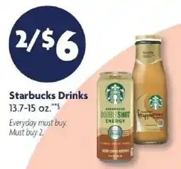 Family Dollar Starbucks Drinks offer