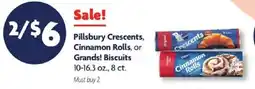 Family Dollar Pillsbury Crescents and Cinnamon Rolls offer