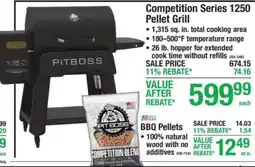 Menards Competition Series 1250 Pellet Grill offer