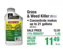 Menards Grass & Weed Killer offer