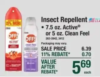 Menards Insect Repellent offer