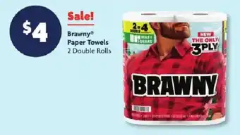 Family Dollar Brawny Paper Towels offer