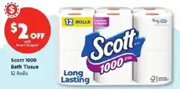 Family Dollar Scott 1000 Bath Tissue offer