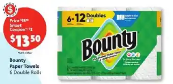 Family Dollar Bounty Paper Towels offer
