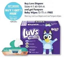 Family Dollar Luvs Diapers offer