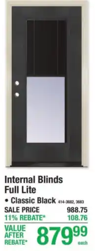 Menards Internal Blinds Full Lite offer