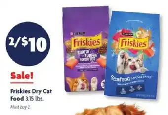 Family Dollar Friskies Dry Cat Food offer
