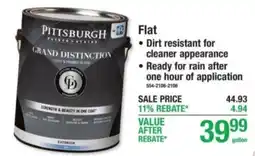 Menards Flat offer