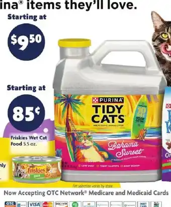 Family Dollar Friskies Wet Cat Food offer