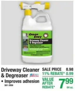 Menards Driveway Cleaner & Degreaser offer