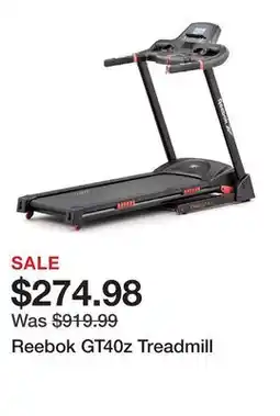 Dick's Sporting Goods Reebok GT40z Treadmill offer