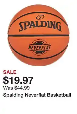 Dick's Sporting Goods Spalding Neverflat Basketball offer