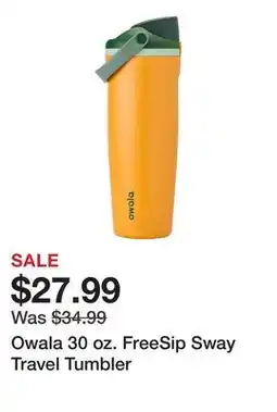 Dick's Sporting Goods Owala 30 oz. FreeSip Sway Travel Tumbler offer