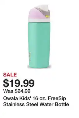 Dick's Sporting Goods Owala Kids' 16 oz. FreeSip Stainless Steel Water Bottle offer