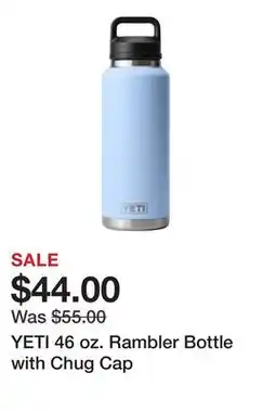 Dick's Sporting Goods YETI 46 oz. Rambler Bottle with Chug Cap offer