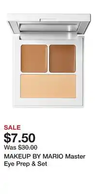 Kohl's MAKEUP BY MARIO Master Eye Prep & Set offer