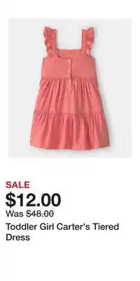 Kohl's Toddler Girl Carter's Tiered Dress offer