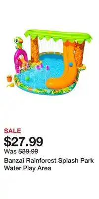 Kohl's Banzai Rainforest Splash Park Water Play Area offer