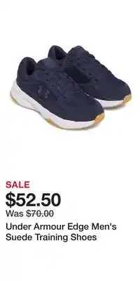 Kohl's Under Armour Edge Men's Suede Training Shoes offer