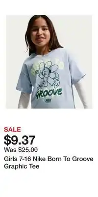 Kohl's Girls 7-16 Nike Born To Groove Graphic Tee offer
