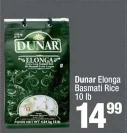 Super King Markets Dunar Elonga Basmati Rice 10 lb offer