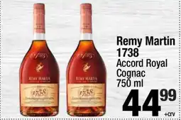 Super King Markets Remy Martin 1738 offer
