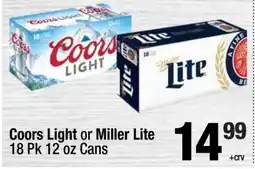 Super King Markets Coors Light or Miller Lite offer