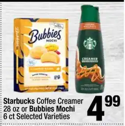 Super King Markets Starbucks Coffee Creamer offer