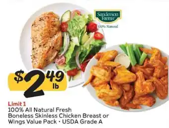 Winn Dixie Sanderson Farms Chicken offer