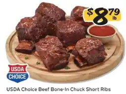 Winn Dixie USDA Choice Beef Bone-In Chuck Short Ribs offer