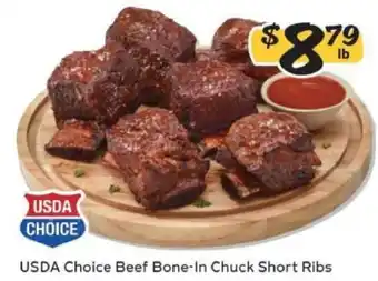 Winn Dixie USDA Choice Beef Bone-In Chuck Short Ribs offer