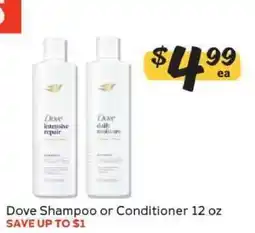 Winn Dixie Dove Shampoo or Conditioner offer