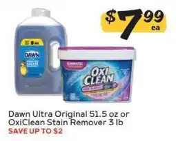 Winn Dixie Dawn Ultra Original or OxiClean Stain Remover offer