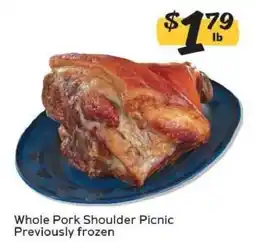 Winn Dixie Whole Pork Shoulder Picnic offer