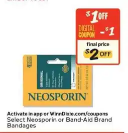 Winn Dixie Neosporin offer