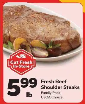 Fresh Beef Shoulder Steaks
