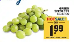 Food Lion Green Seedless Grapes offer