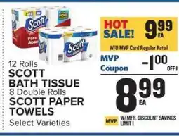 Food Lion Scott Bath Tissue & Paper Towels offer