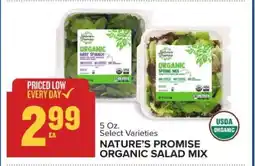 Food Lion Nature's Promise Organic Salad Mix offer